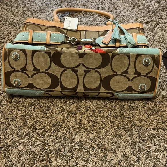 COACH Leather Y2K NWT Fish Under The Sea Satchel Purse Handbag  ONLY NWT ON POSH - Picture 11 of 15